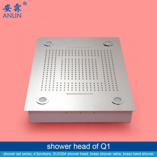 Overseize Luxury Bathroom Rain LED Shower Set