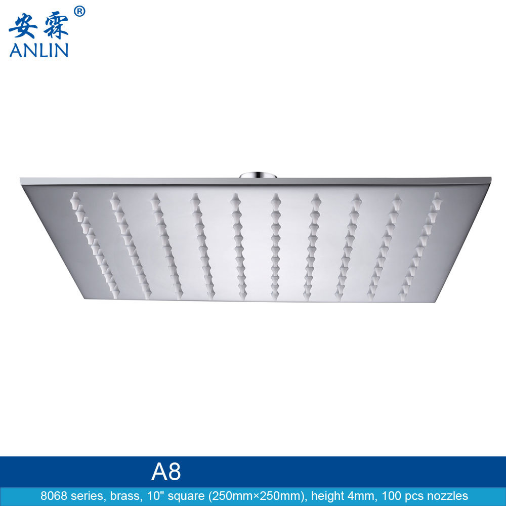 10 Inch High Pressure Overhead Shower Head - Buy Modern Rain Shower ...